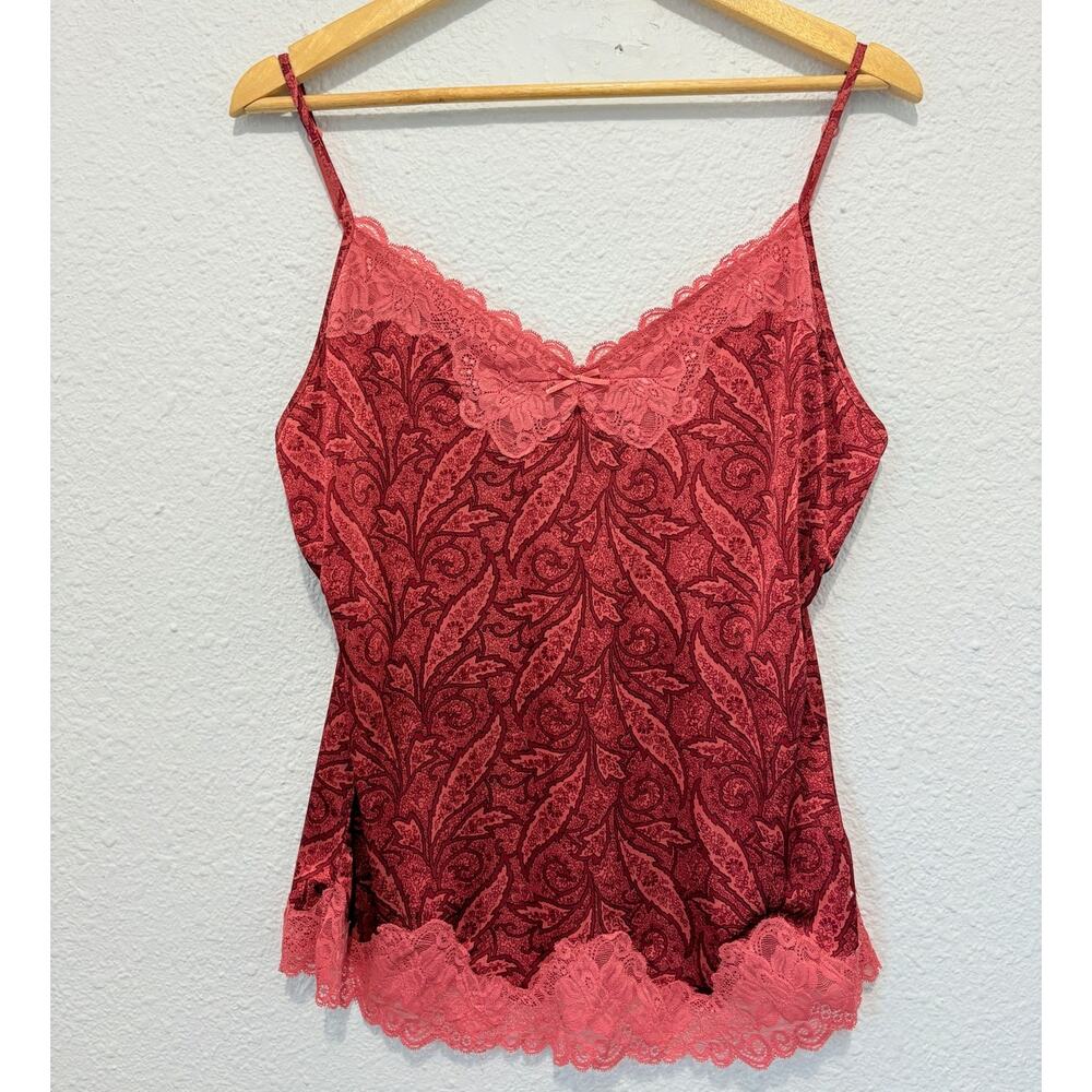 y2k lace trim cami tank top fairy cottage glam going out euro vintage